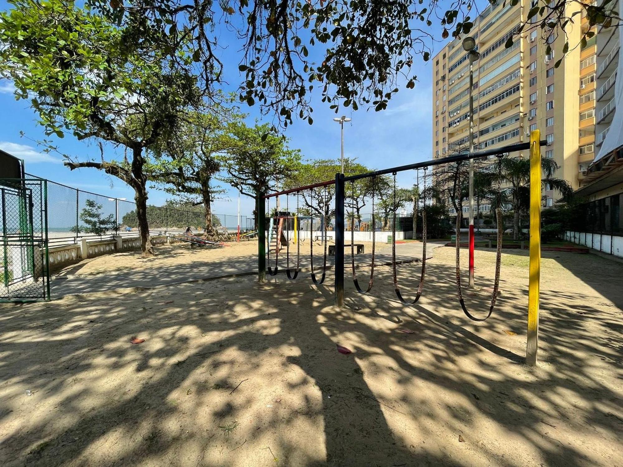 桑托斯Ap Pe Na Areia Vista Parcial Mar公寓 外观 照片
